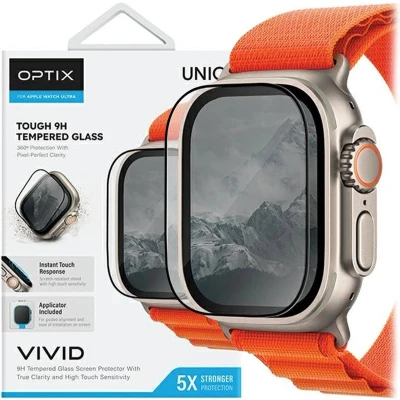 Afbeelding van UNIQ Optix Vivid glas voor Apple Watch Ultra 49 mm met applicator