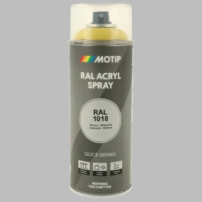 Afbeelding van MOTIP 07063 RAL lak spuitbus 1018 400ml