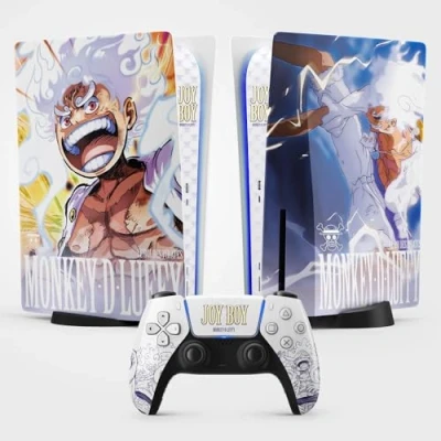 Afbeelding van FFrame Sticker PS5 Gear 5, Playstation 5 Manga sticker, console en controller, standaard schijfeditie, Skin (1 controller)