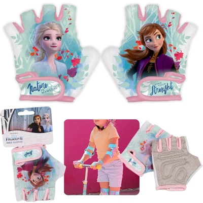 Afbeelding van Frozen Kinder Fietshandschoenen voor Meisjes, met Klittenbandsluiting