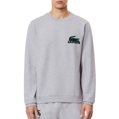 Afbeelding van Lacoste Pyjamashirt, Heren, Maat: Medium, Argent chine