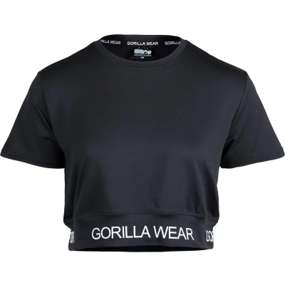 Afbeelding van Gorilla Wear Colby Cropped Tshirt print, Dames, Maat: XS, Black