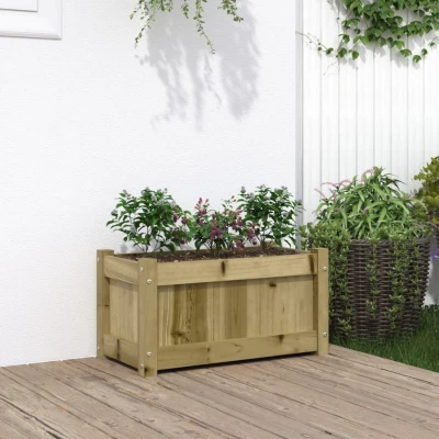 Afbeelding van Plantenbak 60x31x31 cm geïmpregneerd grenenhout