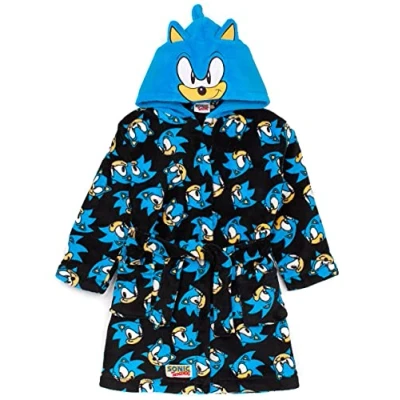 Afbeelding van Sonic the egel jurk kinderen jongens karakter badjas jurk, Blauw