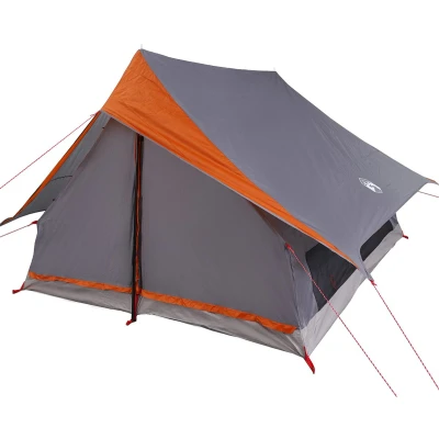 Afbeelding van vidaXL Familie Tent A Frame 7 Persoon Grijs en Oranje Waterdicht