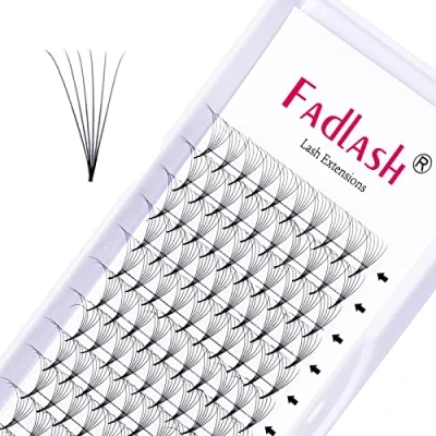 Afbeelding van Russische wimperextensions 6D 0,07 mm C krul 13 volume afzonderlijke wimpers cluster voor schoonheid
