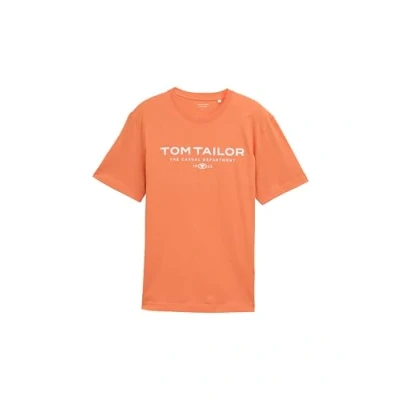 Image de TOM TAILOR T shirt pour homme, 37755 Brick Orange, S