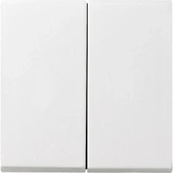 Afbeelding van Gira Systeem 55 serie wippen zuiver wit mat voor schakelaars en