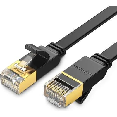 Afbeelding van Ugreen platte kabel Ethernet patchkabel RJ45 Cat 7 STP LAN 10 Gbps m zwart (NW106 11265)