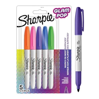Image de Marqueur permanent Glam Pop Sharpie fine pointe 0,9mm