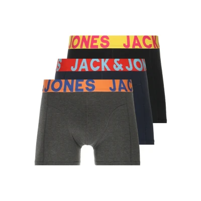 Afbeelding van JACK&amp;JONES ADDITIONALS JACCRAZY SOLID TRUNKS 3 PACK NOOS Heren Onderbroek Maat M
