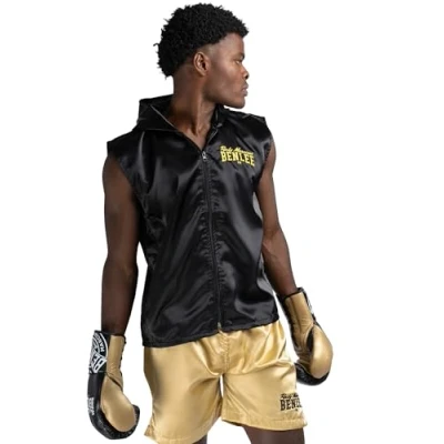 Afbeelding van BENLEE Rocky Marciano Wareham sportshirt voor heren, zwart.