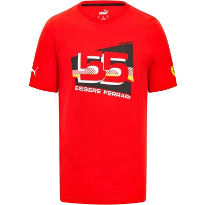 Afbeelding van Scuderia Ferrari Special Edition Las Vegas GP T Shirt Red L Charles Leclerc Carlos Sainz PUMA 2023 Formule 1