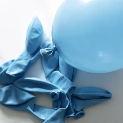 Afbeelding van 10 Blauwe ballonnen in zak