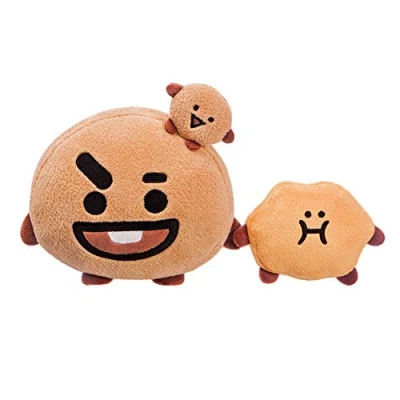 Image de Aurora peluche Linefriends Bt21shooky 17 cm en marron