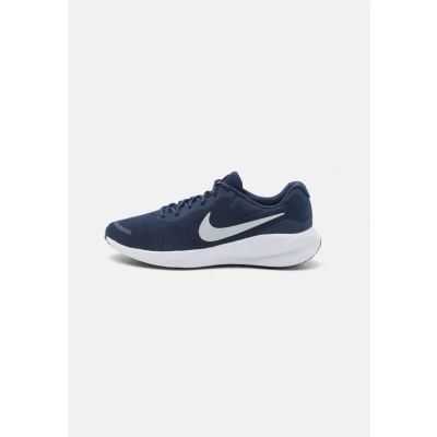 Afbeelding van Nike Performance Revolution 7 Hardloopschoenen voor op de weg, Heren, Maat: 38.5, Midnight navy/pure platinum/black/white Textiel/ synthetisch