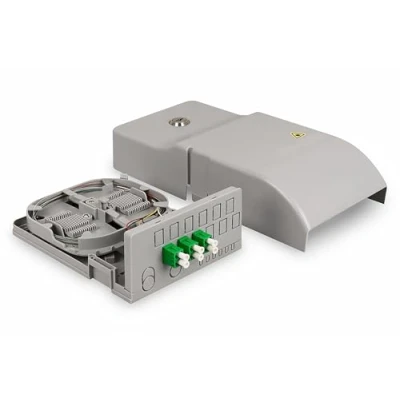 Afbeelding van Digitus Ftth huis overdrachtspunt 3xLC/APC Duplex OS2/IP54 (Lasdoos), Netwerk accessoires
