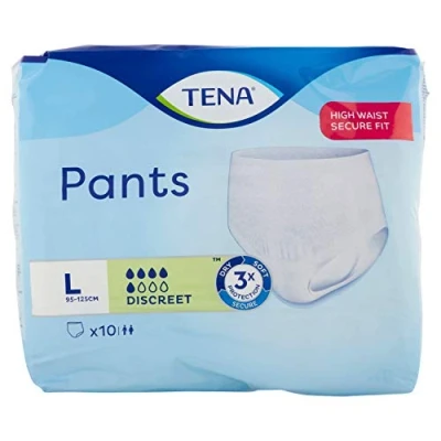 Afbeelding van Tena Pants Discreet L Incontinentie 10 stuks Incontinentiebroekjes