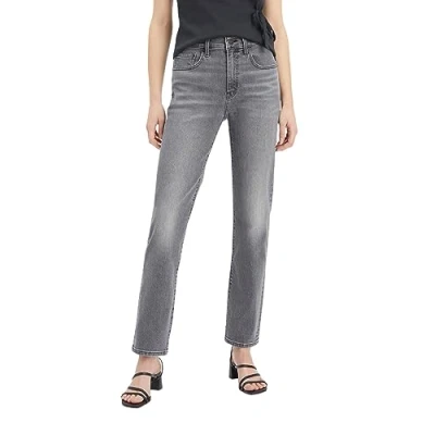 Image de Levi&#039;s Femme Jeans 724™ High Rise Straight, Black Sails Warm, 26W / 32L