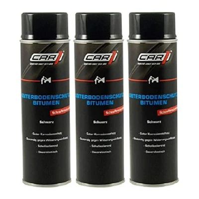 Afbeelding van 3 x 500 ml CAR1 bitumen UBS kelderbescherming, bescherming tegen steenslag CO 3612