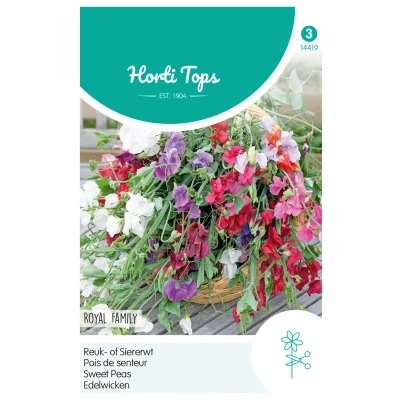 Afbeelding van Lathyrus odoratus Royal Family gemengd Hortitops