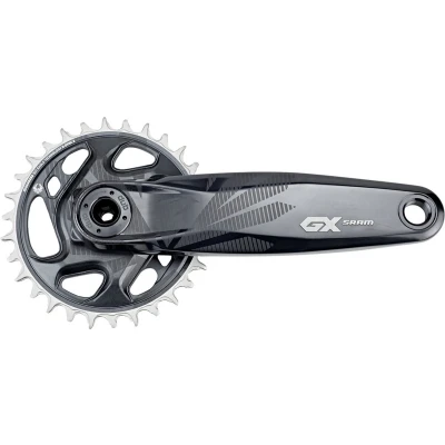Afbeelding van Sram Gx Eagle Dub Fat4 Direct Gemonteerd Crankstel Zwart 175 mm / 30t