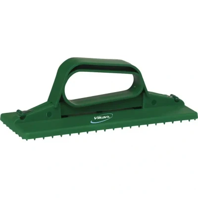 Afbeelding van Vikan Pad Holders &amp; Sanding Pads holder, Hand model Polypropylene 235x100x80mm Green