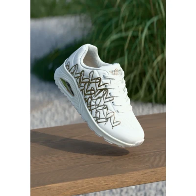 Afbeelding van Skechers Baskets UNO Golden Heart pour femme, blanc, 37 EU, 37.5 EU