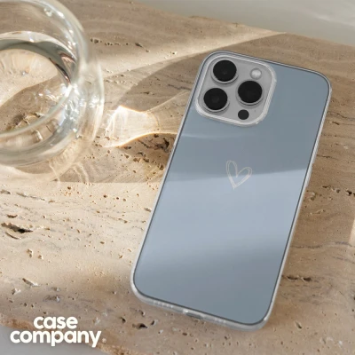 Afbeelding van Case Company® hoesje geschikt voor Xiaomi 13 Klein Hart Blauw Soft Cover Telefoonhoesje Bescherming aan alle Kanten en Schermrand
