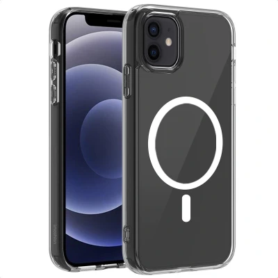 Afbeelding van imoshion Hoesje geschikt voor iPhone 12 / Pro Protective Backcover MagSafe Transparant