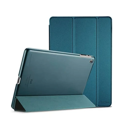 Afbeelding van ProCase Beschermhoes voor iPad 2, 3, 4, ultradun en licht, met doorschijnende matte achterkant, Apple 4 (oud model), blauwgroen