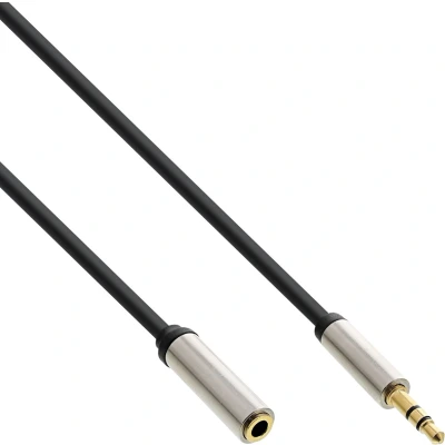 Afbeelding van Premium 3,5mm Jack stereo audio slim verlengkabel 10 meter