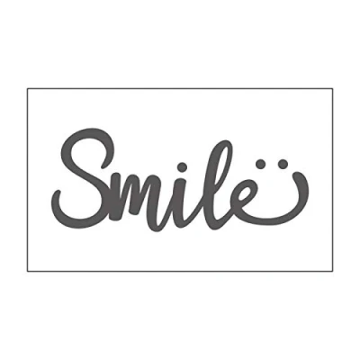 Afbeelding van Vaessen Creative Mini map met smile reliëf, voor het toevoegen van textuur en dimensie aan plakboekpagina&#039;s, kaarten andere papierknutselprojecten, 7,6 x 12,7 cm