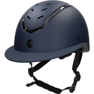 Afbeelding van Charles Owen Cap Kylo Wide Peak Navy Matte/Pewter 58 61cm