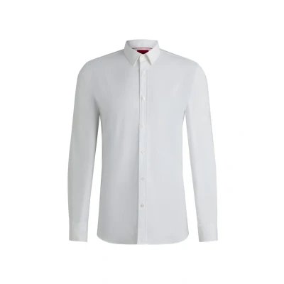 Afbeelding van HUGO Elisha Zakelijk overhemd, Heren, Maat: 38, Open white seventynine