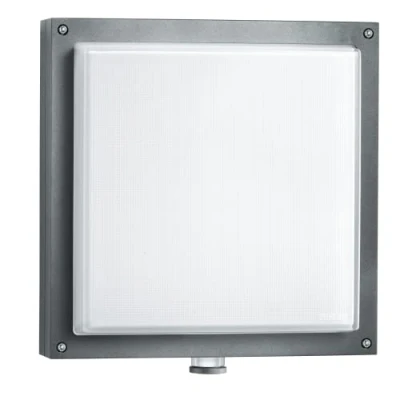 Afbeelding van Steinel Buitenlamp L 690 S antraciet 8,5 W bewegingsmelder 360 schokbestendig warm wit met huisnummer