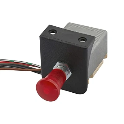 Afbeelding van Waarschuwingsknipperlamp schakelaar Trekactivering 12V Inbouw Halogeen Kabel: 600mm Met gloeilamp