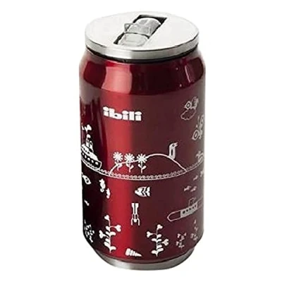 Afbeelding van Ibili Eco Isolatiepan, 330 ml, roestvrij staal 18/10, dubbelwandig, herbruikbaar