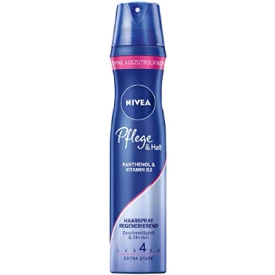 Afbeelding van NIVEA Verzorging en houvast, extra sterke styling spray (250 ml), voedende met panthenol vitamine B3, voor flexibele 24 uur houvast
