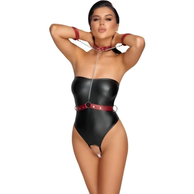 Afbeelding van Cottelli Bondage Strapless Stringbody Zwart