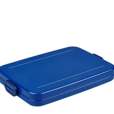 Afbeelding van Mepal Take A Break Lunchbox Flat Vivid Blue Blauw Lunchboxen &amp; Bekers