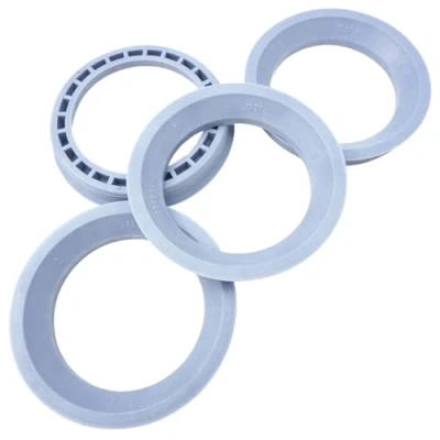 Afbeelding van Ronal Set van 4 centreerringen 76,0 57 compatibel met Audi Seat Skoda VW 76 0 taupe blauw