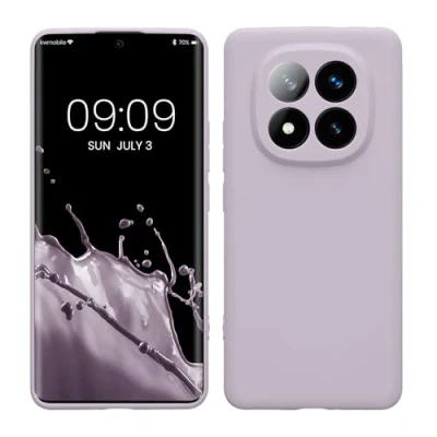 Afbeelding van kwmobile telefoonhoesje geschikt voor Xiaomi Redmi Note 14 Pro+ 5G / Pro Plus Hoesje smartphone Precisie camera uitsnede In lavendel