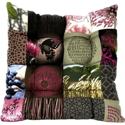 Afbeelding van Madison Toscane zitkussen 46x46 cm Aloa red