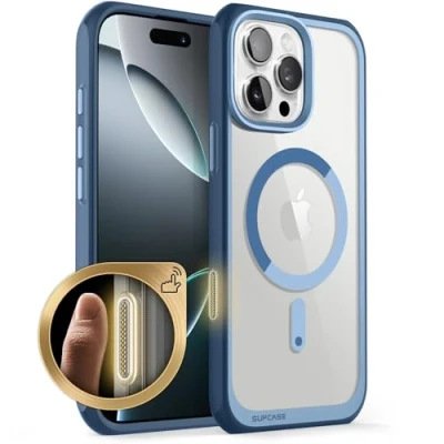Afbeelding van Supcase UB Geschikt voor iPhone 16 Pro Max hoesje MagSafe Blauw
