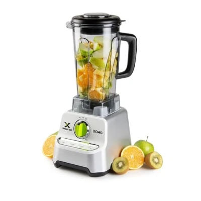 Afbeelding van DOMO DO747BL Power Blender Xpower Smoothie Maker met Tritan Kan 2L 1500W