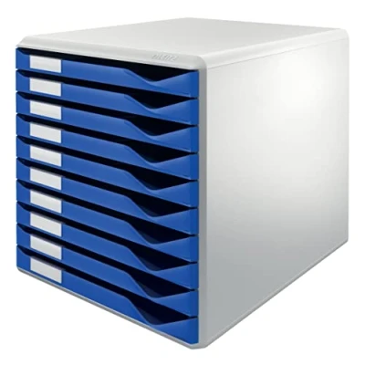 Afbeelding van Ladenblok Leitz 5281 10 laden blauw
