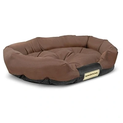 Afbeelding van Aio Factory Dierenmand voor katten/honden 100x75cm waterdicht Bruin / Zwart