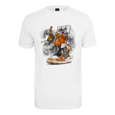 Afbeelding van Mister TEE Vintage Ballin Tshirt print, Heren, Maat: XS, White