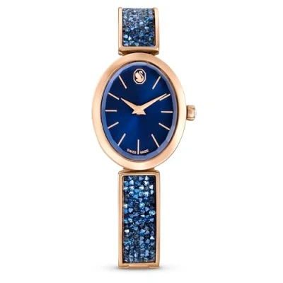 Afbeelding van Swarovski Crystal ROCK OVAL Horloge, Dames, Maat: One Size, Blau